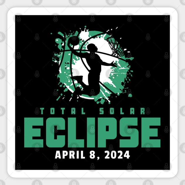 Total Solar Eclipse 2024 Basketball Sticker by Etopix